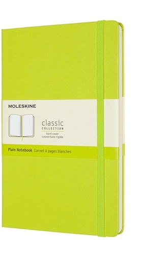 [1422897] Notitieboek Moleskine large 130x210mm blanco hard cover lemon green