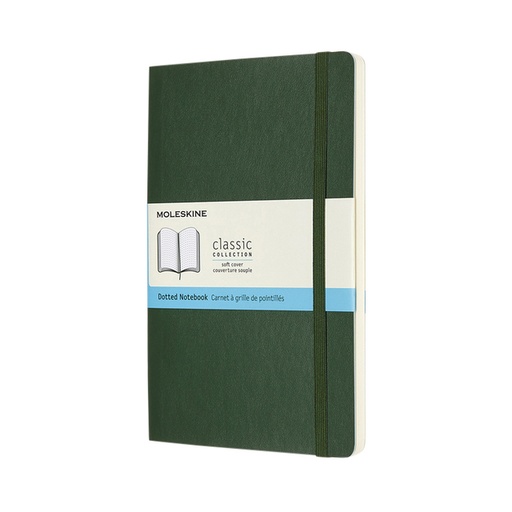 [1422907] Notitieboek Moleskine large 130x210mm dots soft cover zwart