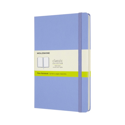 [1422908] Notitieboek Moleskine large 130x210mm blanco hard cover hydrangea blue