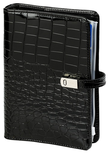 [1420662] Organiseur Kalpa Personal Agenda 2026-2027 7j/2p Croco noir