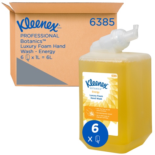 [1422828] Handzeep Kleenex  Botanics foam geel 1000ml 6385