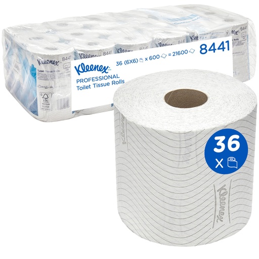 [1422856] Papier toilette Kleenex 8441 2 épaisseurs 600 feuilles blanc