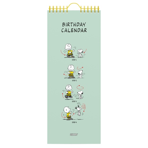 [1421486] Calendrier anniversaire Lannoo Peanuts 130x325mm