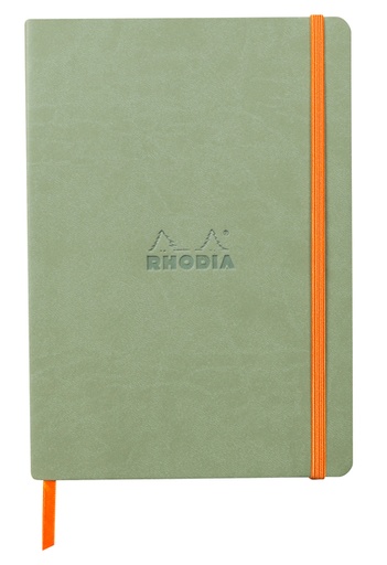 [1423110] Notitieboek Rhodia A5 lijn 80 vel 90gr celadon