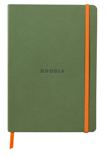 [1423119] Carnet de notes Rhodia A5 ligné 80 feuilles 90g vert sauge