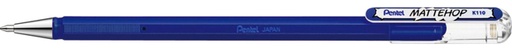 [1422999] Gelschrijver Pentel K110 Mattehop medium blauw