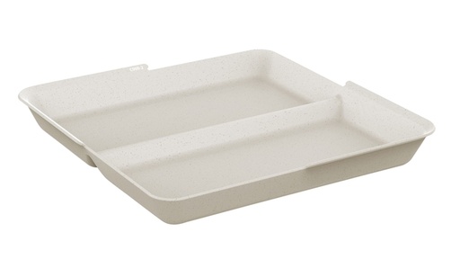 [1423084] Plateau repas Circulware Circulplate 1100ml 2 compartiments réutilisable 12 pièces