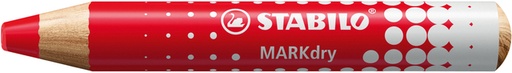 [1423214] Crayon tableau blanc STABILO MARKdry 648/40 rouge