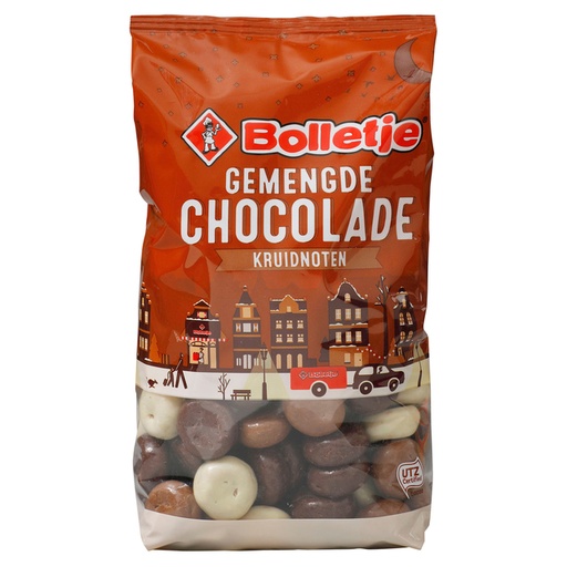 [1422398] Kruidnoten Bolletje Mix chocolat 250g