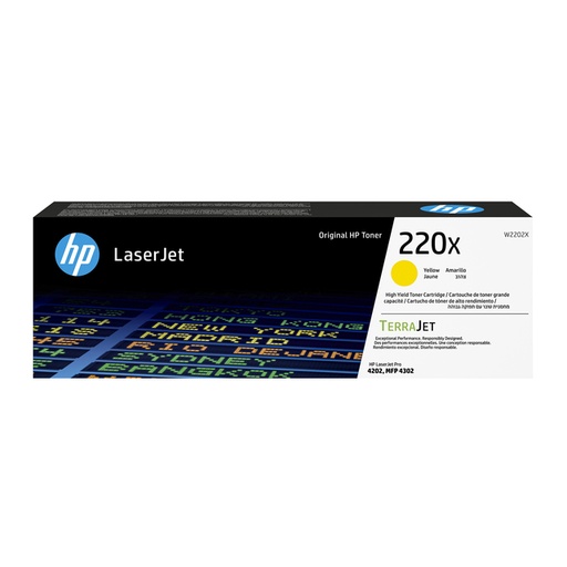 [1423718] Cartouche toner HP 220X W2202X jaune