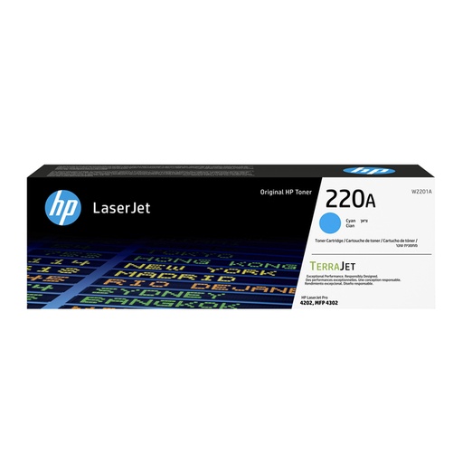 [1423727] Cartouche toner HP W2201A 220A bleu