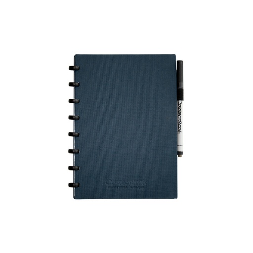 [1422769] Carnet de notes Correctbook A5 uni 40 pages lin bleu acier