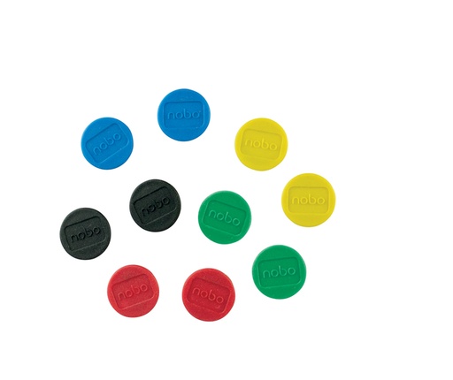 [1422794] Aimant Nobo 13mm assorti 10 pièces