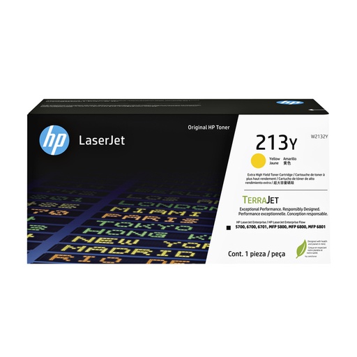 [1424488] Cartouche toner HP W2132Y 213Y jaune