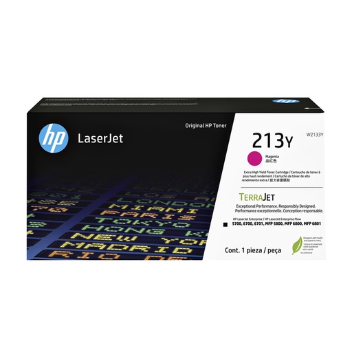 [1424490] Cartouche toner HP W2133Y 213Y rouge