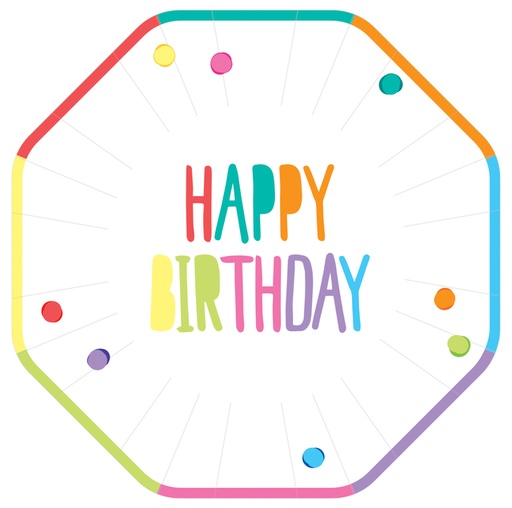 [1423237] Borden Haza Festive Colors 23cm 8 stuks