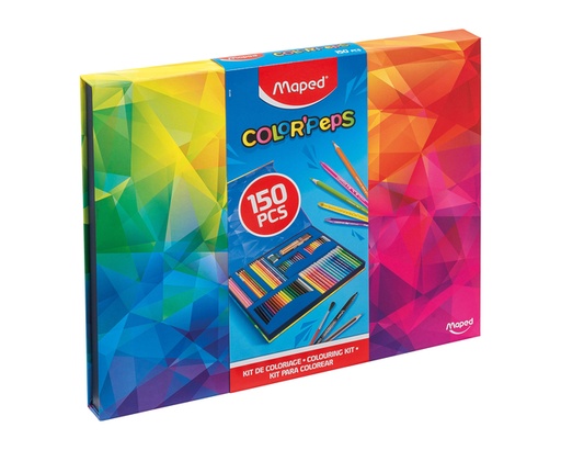 [1423770] Tekenset Maped Color'Peps 150-delig assorti