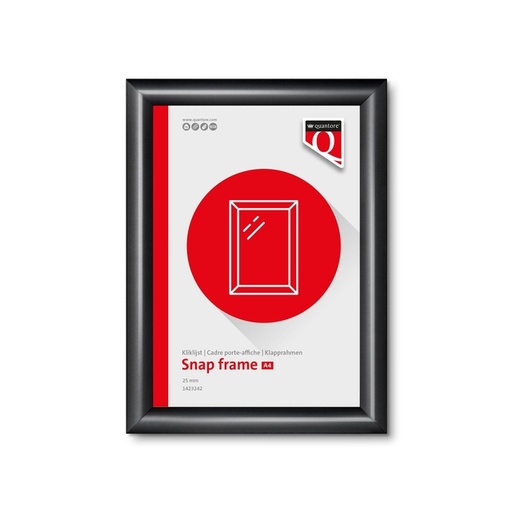 [1423242] Kliklijst Quantore premium A4 25mm zwart