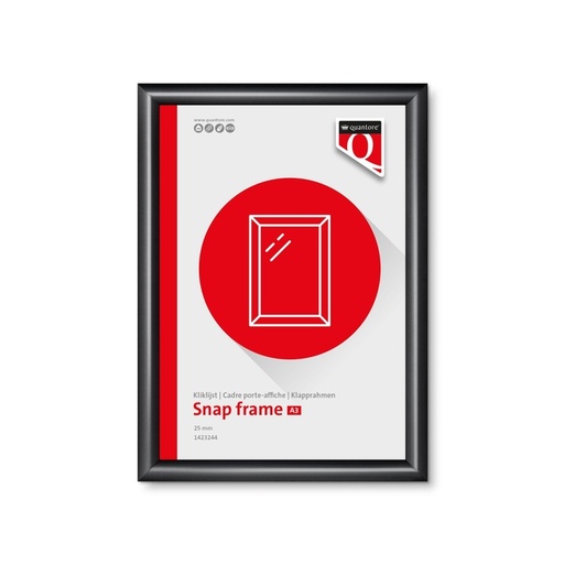 [1423244] Kliklijst Quantore premium A3 25mm zwart