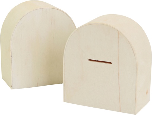 [1423778] Tirelire Creativ Company bois 10x9cm