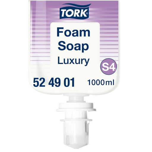 [1429896] Handzeep Tork S4 foam luxe zacht geparfumeerd 1000ml 524901