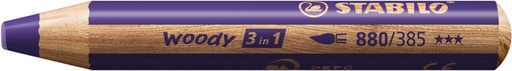 [1429950] Crayon de couleur STABILO 880 woody 3-en-1 multi-surfaces violet