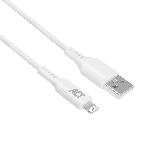 [1423454] Câble de chargement/données ACT USB 2.0 vers lightning 2m