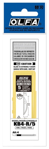 [1429992] Lame de réserve Olfa KB4-R blister 5 pièces