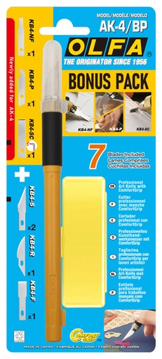 [1429995] Couteau de précision Olfa AK-4 Pro blister 1 pièce