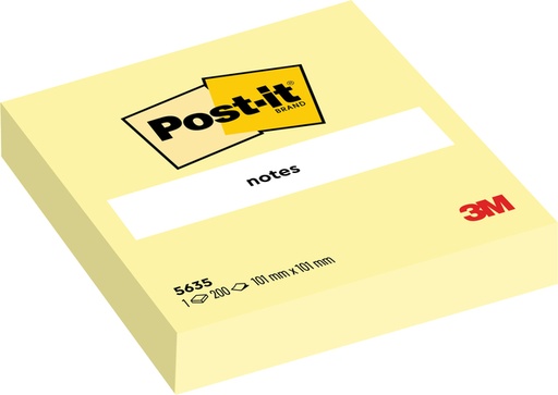 [1422484] Memoblok 3M Post-it 563 101x101mm geel 200 vel