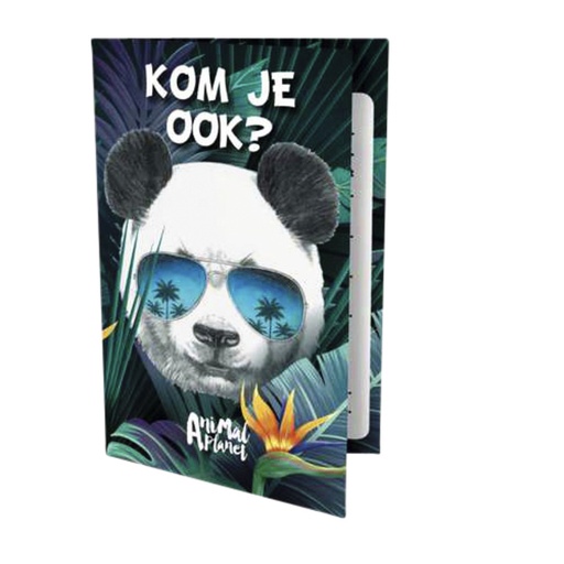 [1386946] Carte d''invitation Panda 13,5x9cm (NL)