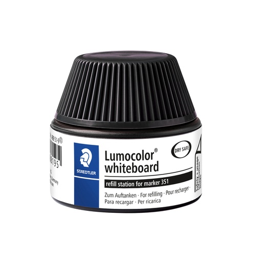 [1422598] Station de recharge feutre STAEDTLER Lumocolor tableau blanc 20ml noir