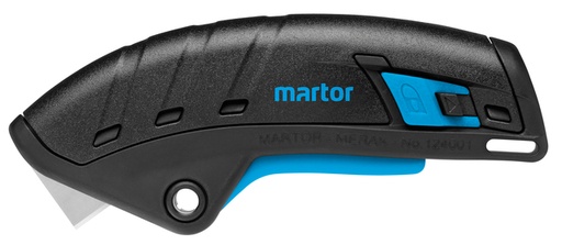 [1423342] Cutter sécurisé Martor Secupro Merak restangulaire 9mm noir