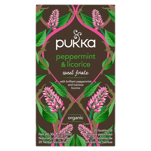 [1423563] Thé Pukka Peppermint & Licorice 20 sachets