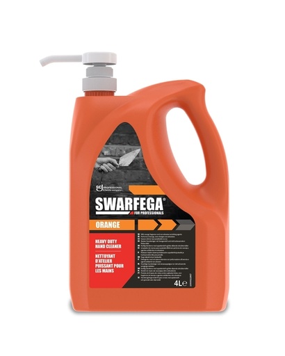 [1423308] Nettoyant mains SCJ Swarfega Orange 4L avec pompe