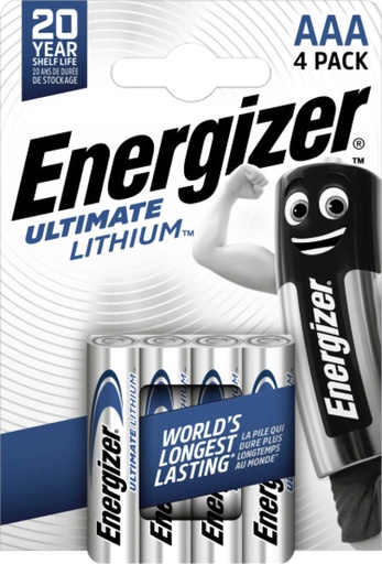 [1429539] Batterij Energizer Ultimate Lithium 4x AAA