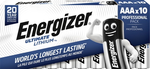 [1429546] Batterij Energizer Ultimate Lithium 10x AAA