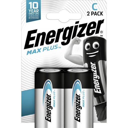 [1429547] Batterij Energizer Max Plus 2x C alkaline