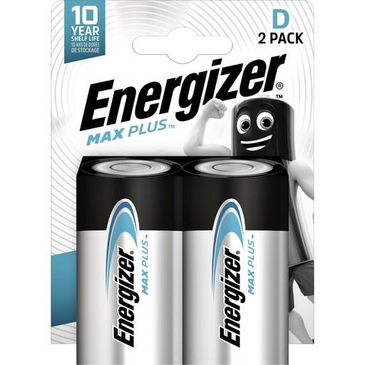 [1429555] Batterij Energizer Max Plus 2xD alkaline