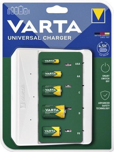 [1429631] Batterij oplader Varta Universal