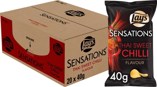 [1429838] Chips Lay's Sensations Thai sweet chilli sachet 40g