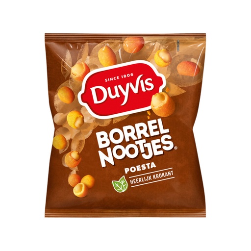 [1429842] Borrelnootjes Duyvis poesta sachet 275g