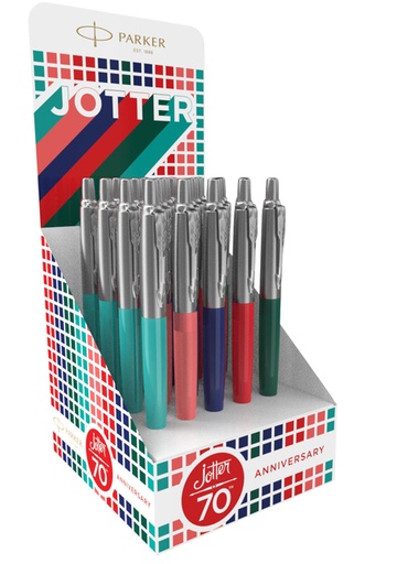 [1430132] Stylo bille Parker Jotter original 70's CT Medium assorti