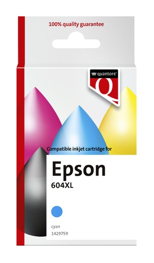 [1429759] Inktcartridge Quantore alternatief tbv Epson 604XL T10H24 blauw