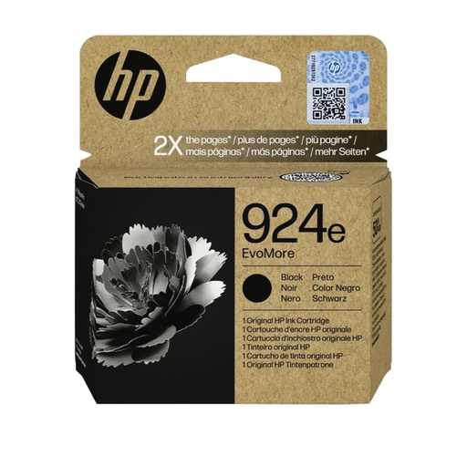 [1430244] Inktcartridge HP 4K0V0NE 924E Evomore zwart