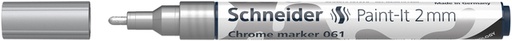 [1430338] Viltstift  Schneider Paint-it 061 2.0mm metallic chrome