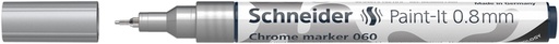 [1430344] Viltstift  Schneider Paint-it 060 0.8mm metallic chrome