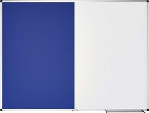 [1430314] Combibord Legamaster UNITE blauw vilt-whiteboard 90x120cm