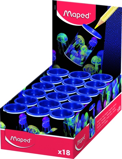 [1430648] Puntenslijper Maped Deepsea Paradise 1-gaats display à 18 stuks