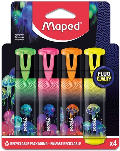 [1430650] Markeerstift Maped Deepsea Paradise set à 4 kleuren